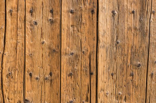 Old brown rustic wooden planks background texture