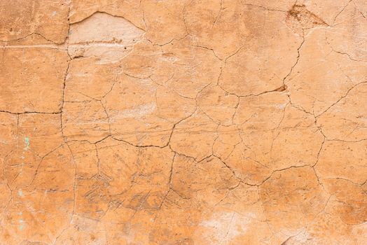 Old rustic wall plaster backdrop texture with copy space