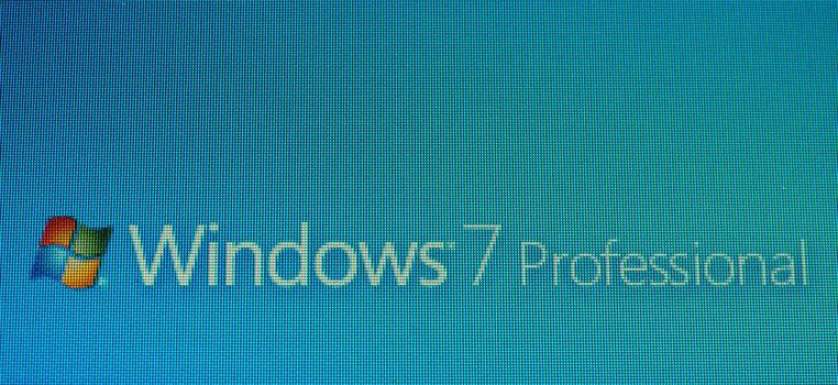 REDMOND, USA - CIRCA FEBRUARY 2018: Windows 7 boot screen. Windows 7 is still one of the most used os worldwide despite Microsoft introducing Windows 10