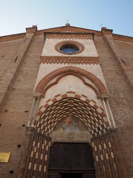 ALBA, ITALY - CIRCA FEBRUARY 2019: The San Domenico church