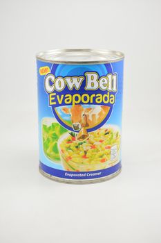 MANILA, PH - JUNE 26 - Cow bell evaporated milk can on June 26, 2020 in Manila, Philippines.