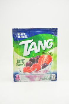 MANILA, PH - JUNE 26 - Tang juice mixed berries flavor instant drink mix on June 26, 2020 in Manila, Philippines.