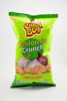 MANILA, PH - JUNE 26 - Chick boy California crunch corn bits on June 26, 2020 in Manila, Philippines.