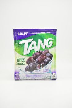 MANILA, PH - JUNE 26 - Tang juice grape flavor instant drink mix on June 26, 2020 in Manila, Philippines.
