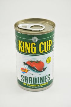 MANILA, PH - JUNE 26 - King cup sardines can on June 26, 2020 in Manila, Philippines.