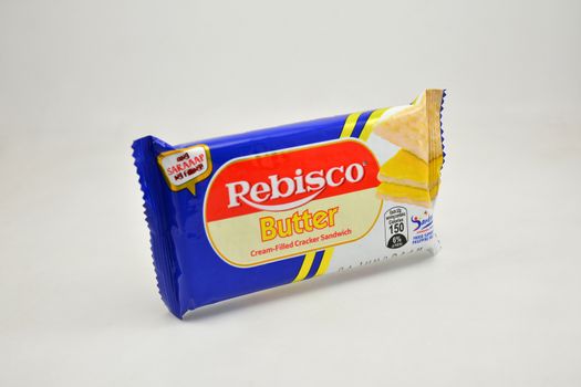 MANILA, PH - JUNE 26 - Rebisco butter cream filled cracker sandwich on June 26, 2020 in Manila, Philippines.