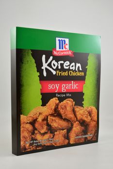 MANILA, PH - JUNE 26 - McCormick Korean fried chicken soy garlic recipe mix on June 26, 2020 in Manila, Philippines.