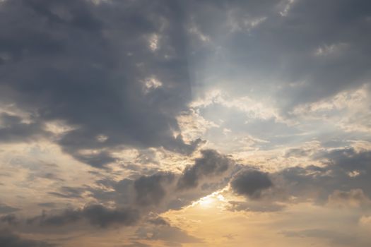 cloudy sky background in sunrise