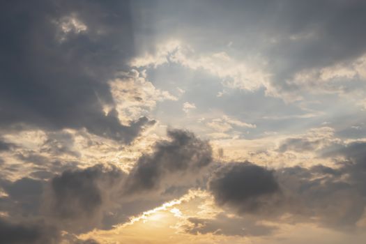 cloudy sky background in sunrise