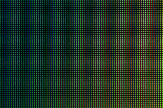 Closeup LED diode from LED computer monitor screen display panel for design.