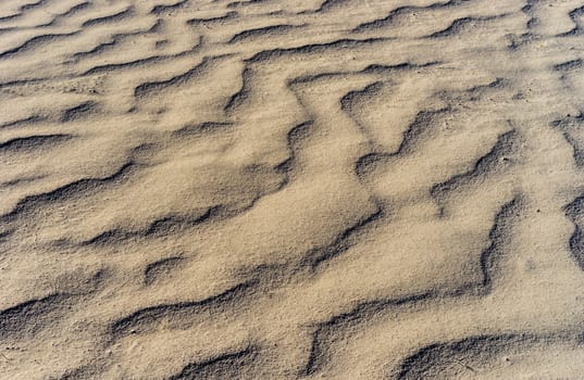 Close-up of beach sand background texture