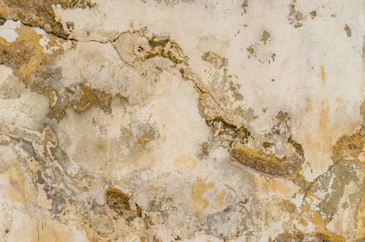 Close-up of vintage wall plaster background texture

