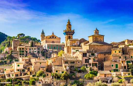 Mediterranean old village of Valldemossa on Majorca, Spain