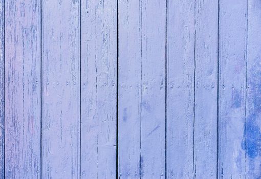 Blue painted wood background texture with copy space