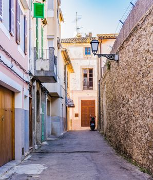 Street in Arta old mediterranean town on 


Majorca island, Spain