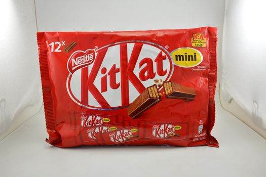 MANILA, PH - JUNE 26 - Nestle Kit Kat mini chocolate on June 26, 2020 in Manila, Philippines.