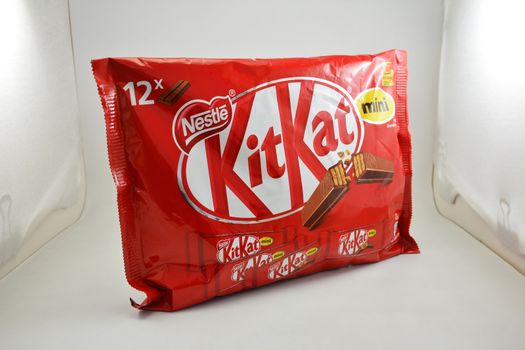 MANILA, PH - JUNE 26 - Nestle Kit Kat mini chocolate on June 26, 2020 in Manila, Philippines.