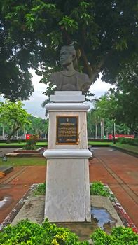 MANILA, PH - JAN 2 - Sultan Kudarat face bust on January 2, 2017 in Manila, Philippines.