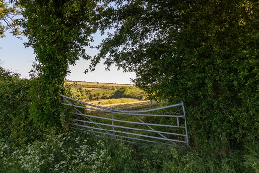 English countryside landscape taken in Worcestershire