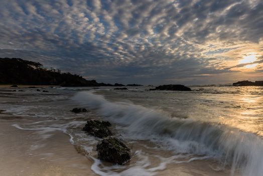 Coastal sunrise taken at Cronulla Beach in Australia