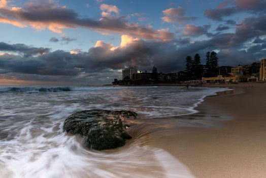 Coastal sunrise taken at Cronulla Beach in Australia