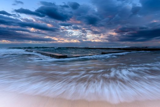 Coastal sunrise taken at Cronulla Beach in Australia