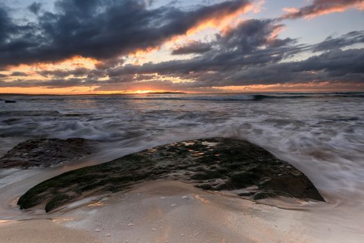 Coastal sunrise taken at Cronulla Beach in Australia