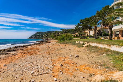Coast view of Canyamel bay, Majorca, Spain Balearic Islands, Mediterranean Sea