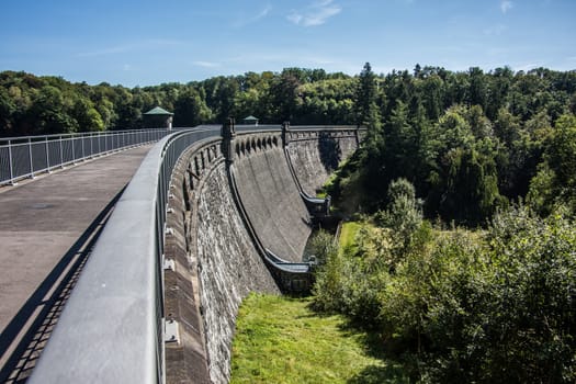 Neye dam in the Bergisches Land