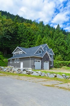 Brand new luxury residential house on country side in British Columbia, Canada