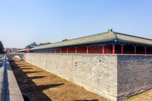 Fasting Palace in Temple of Heaven Park, Beijing, China