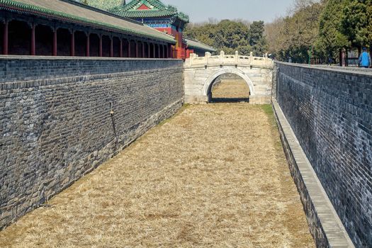 Fasting Palace in Temple of Heaven Park, Beijing, China