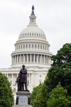 The Garfield Circle Monument near the Capitol in Washington DC.