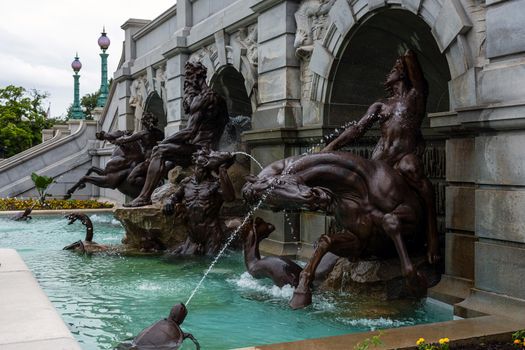 The Court of Neptune Fountain near the Senate in Washington DC