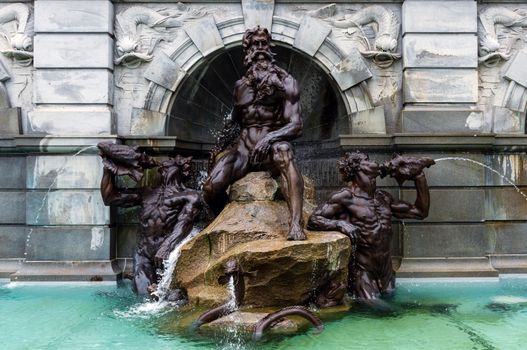 The Court of Neptune Fountain near the Senate in Washington DC