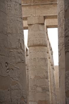 Columns at Karnak Temple in Luxor
