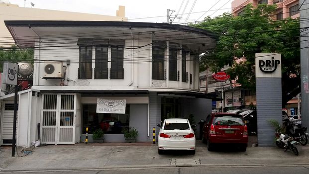 QUEZON CITY, PH - JUNE 2 - Drip cafe facade on June 2, 2018 in Quezon City, Philippines.