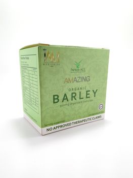 MANILA, PH - JUNE 23 - Amazing organic barley capsules on June 23, 2020 in Manila, Philippines.