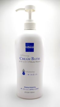 MANILA, PH - JUNE 23 - Softsoap whitening cream bath body wash on June 23, 2020 in Manila, Philippines.