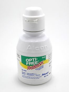 MANILA, PH - JUNE 23 - Alcon opti free replenish disinfecting solution for contact lens on June 23, 2020 in Manila, Philippines.