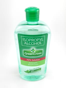 MANILA, PH - JUNE 23 - Green cross isoprophyl alcohol on June 23, 2020 in Manila, Philippines.