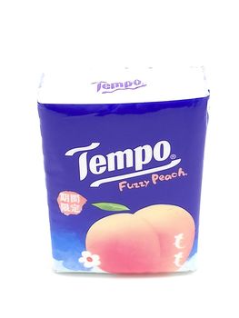 MANILA, PH - JUNE 23 - Tempo fuzzy peach tissue paper on June 23, 2020 in Manila, Philippines.