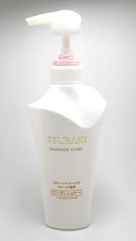 MANILA, PH - JUNE 23 - Tsubaki damage care conditioner bottle on June 23, 2020 in Manila, Philippines.