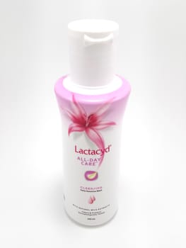 MANILA, PH - JUNE 23 - Lactacyd feminine wash all day care bottle on June 23, 2020 in Manila, Philippines.