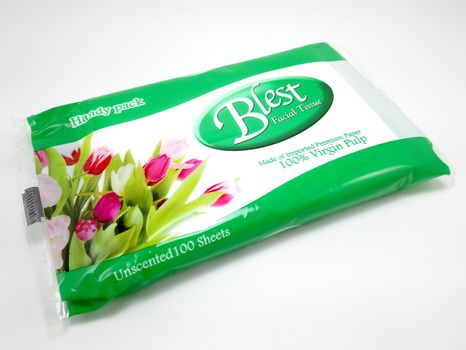 MANILA, PH - JUNE 23 - Blest facial tissue paper on June 23, 2020 in Manila, Philippines.