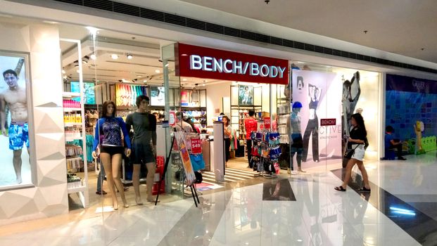 QUEZON CITY, PH - JUNE 2 - Bench body facade on June 2, 2018 in Quezon City, Philippines.