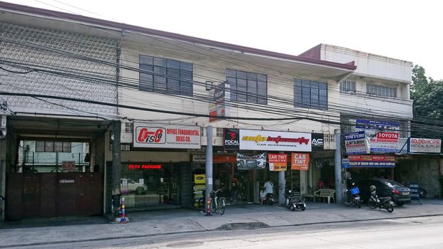 QUEZON CITY, PH - JUNE 2 - Auto intensity car accessories facade on June 2, 2018 in Quezon City, Philippines.