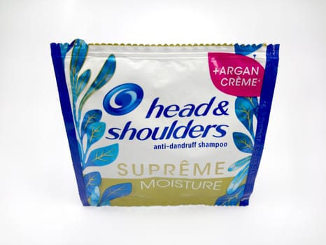 MANILA, PH - JUNE 23 - Head and shoulders shampoo sachet on June 23, 2020 in Manila, Philippines.