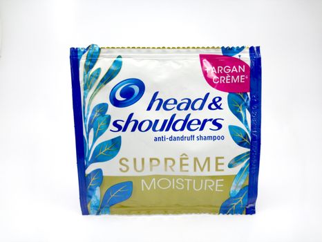 MANILA, PH - JUNE 23 - Head and shoulders shampoo sachet on June 23, 2020 in Manila, Philippines.