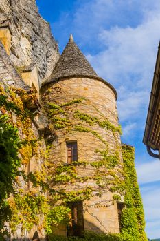 La Roque-Gageac scenic village on the Dordogne river, France